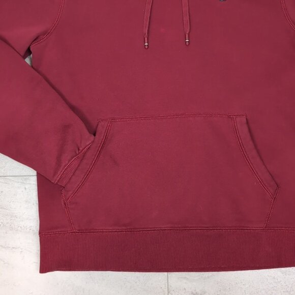 Tommy Hilfiger Red Hoodie Sweatshirt Pullover Fleece Hooded Mens Size Medium - Picture 5 of 13